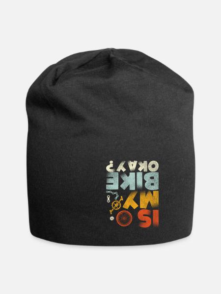 Is my Bike Okay? MTB Mountainbike Fahrer Geschenke - Jersey-Beanie - Schwarz