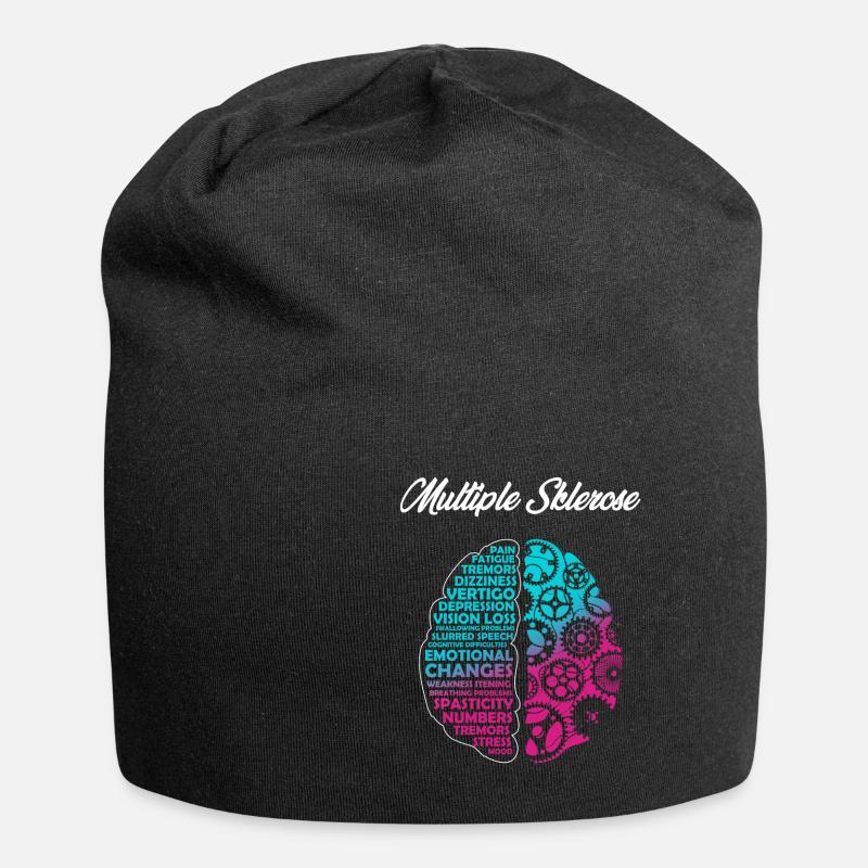 Multiple Sklerose, Bewusstsein - Jersey-Beanie - Schwarz