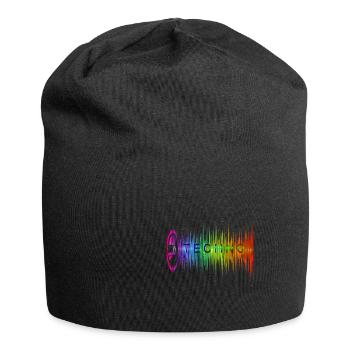 Techno Geek Equalizer Colorful EDM Music - Jersey Beanie - black - Front
