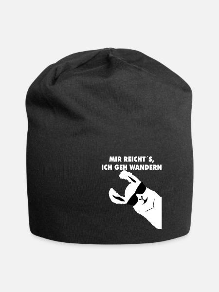 MIR REICHTS ICH GEH WANDERN SHIRT WALD UND NATUR - Jersey-Beanie - Schwarz