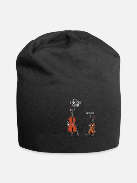 Violoncelle violoncelle je suis ton père - Bonnet en jersey - noir