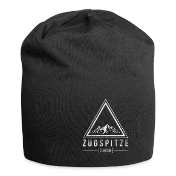 ZUGSPITZE BERGE WANDERN 2962 m Geschenkidee - Jersey-Beanie - Schwarz - Vorne