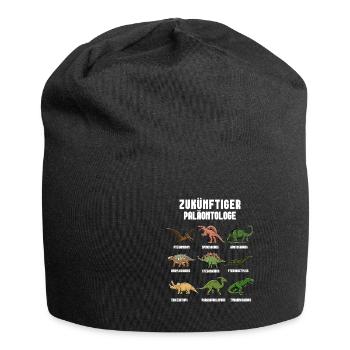 Die Zukunft - Dinosaurier Paläontologe! - Jersey-Beanie - Schwarz - Vorne