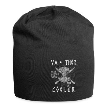 Vathor Vatertagsgeschenk Vatertag Lustiges Papa - Jersey-Beanie - Schwarz - Vorne