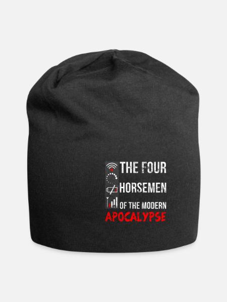 Modern Apocalypse - Jersey-Beanie - Schwarz