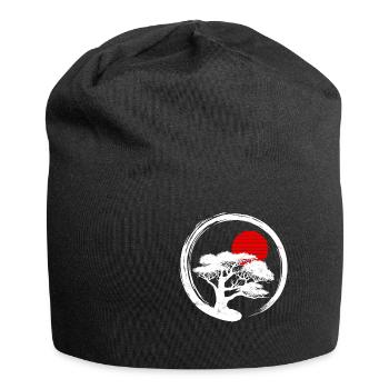 Bonsai tree - Jersey Beanie - black - Front