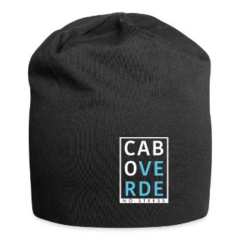 Cape Verde Cabo Verde No Stress Design - Jersey Beanie - black - Front