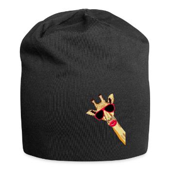 Giraffe Fun for women and girls - Jersey Beanie - black - Front