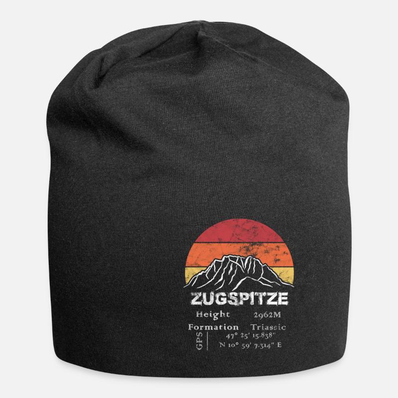 ZUGSPITZE BERG - Jersey-Beanie - Schwarz