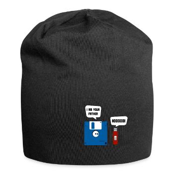 Clé USB drôle de disquette - Je suis ton père - Bonnet en jersey - noir - Devant