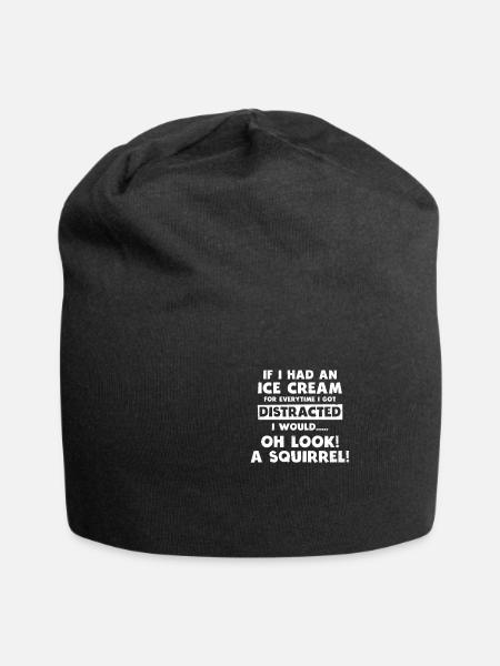 ADHD Ice Cream Gift - Jersey Beanie - black