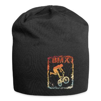 Vintage BMX Rider - Cadeau de cascade de vélo - Bonnet en jersey - noir - Devant