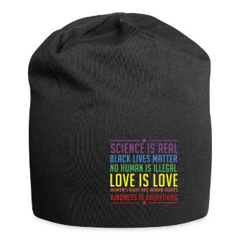 Pride Science is Reeal Black Lives Matter - Jersey-Beanie - Schwarz - Vorne