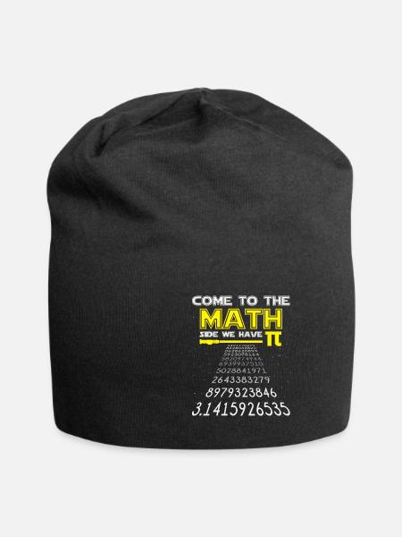 Mathe Come to Math Side Pi Mathematiker Geschenk - Jersey-Beanie - Schwarz