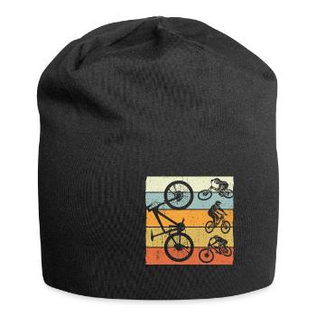 MTB Kleidung Kinder, Erwachsene MTB Geschenk Mount - Jersey-Beanie - Schwarz - Vorne