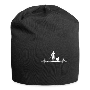 Stand Up Paddling mit Hund Surfboard SUP Stand Up - Jersey-Beanie - Schwarz - Vorne