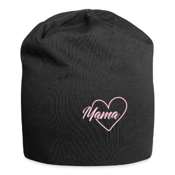 Maman Cœur - Bonnet en jersey - noir - Devant