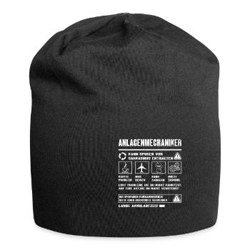 ANLAGENMECHANIKER Spruch Beruf Sarkasmus Lustig - Jersey-Beanie - Schwarz - Vorne