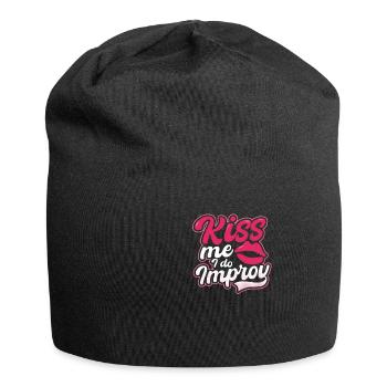 Improv Theatre Kiss I Do Improv - Jersey Beanie - black - Front