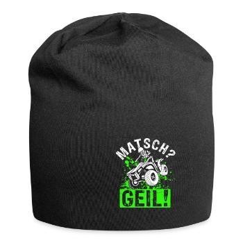 Quad Bike Biker Quad Zubehör Quad Geschenk Matsch - Jersey-Beanie - Schwarz - Vorne