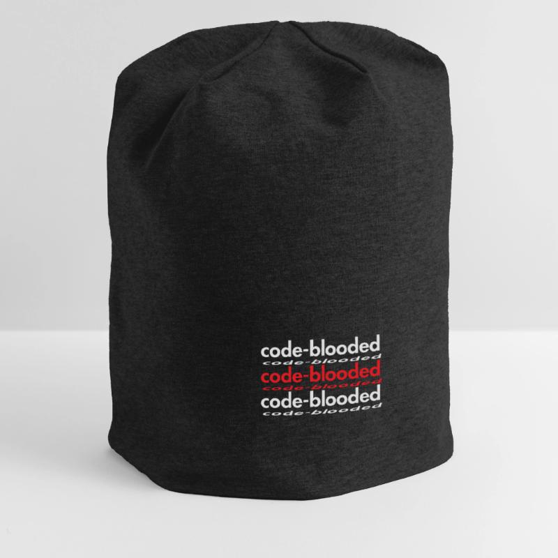 Code Blooded Programmer Coding Computer Science Jersey Beanie