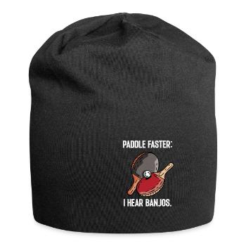 Paddle faster I Hear Banjos Table Tennis - Jersey Beanie - black - Front