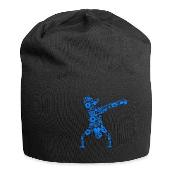 Breakdance Sillhouette Street Dance Breakdance Ges - Jersey-Beanie - Schwarz - Vorne