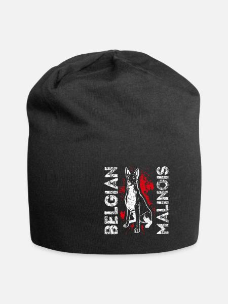 Belgian Malinois Hundehalter Geschenk Hunde Hundes - Jersey-Beanie - Schwarz