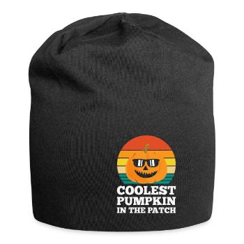Citrouille la plus cool dans le patch Toddler Boys - Bonnet en jersey - noir - Devant