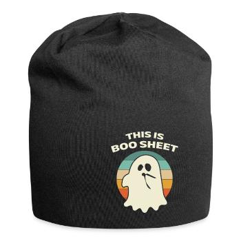 C’est Boo Sheet Ghost Retro Halloween - Bonnet en jersey - noir - Devant