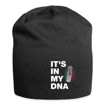 It's In My DNA Mexikaner Geschenk Mexiko Flagge - Jersey-Beanie - Schwarz - Vorne