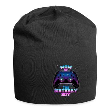 Joystick Mom Of The Birthday Boy Controller Gamer - Jersey Beanie - black - Front