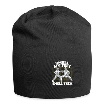 Smell My Feed Smell Them Martial Arts Funny - Jersey-Beanie - Schwarz - Vorne