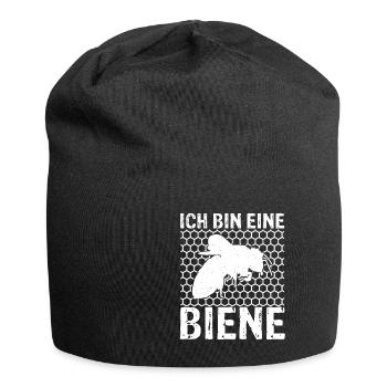 Ich Bin Eine Biene Geschenk Imker Biene Bienen Flü - Jersey-Beanie - Schwarz - Vorne