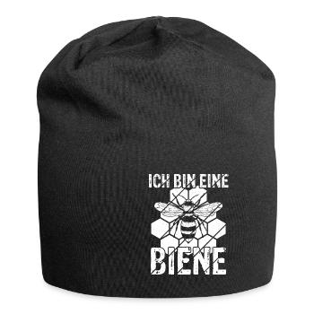 Ich Bin Eine Biene Geschenk Imker Biene Bienen Flü - Jersey-Beanie - Schwarz - Vorne