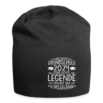 Grundschule - Eine Legende Grundschule Abschluss 2 - Jersey-Beanie - Schwarz - Vorne