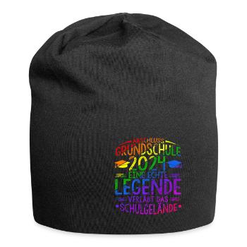 Grundschule Eine Legende Grundschule Abschluss 202 - Jersey-Beanie - Schwarz - Vorne