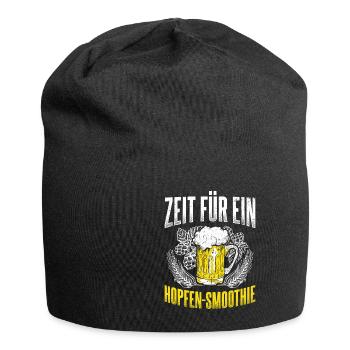 Hopfen Schmoothie Bier Brauerei Fans Geschenk Bier - Jersey-Beanie - Schwarz - Vorne