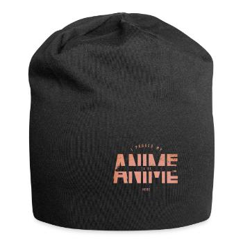 I Paused My Anime To Be Here Otaku Manga - Jersey Beanie - black - Front