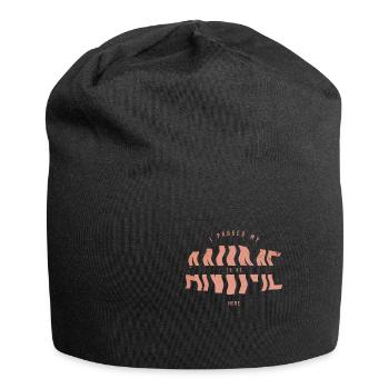 I Paused My Anime To Be Here Otaku Manga - Jersey Beanie - black - Front