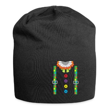 Clown Costume Déguisement Clown - Bonnet en jersey - noir - Devant