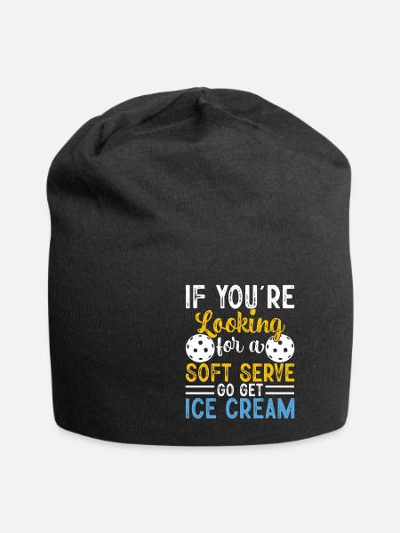 Pickleball if you're looking for a soft serve go - Jersey-Beanie - Schwarz