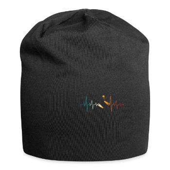 Pinball Automat Retro Flipper Flipperautomat - Jersey-Beanie - Schwarz - Vorne