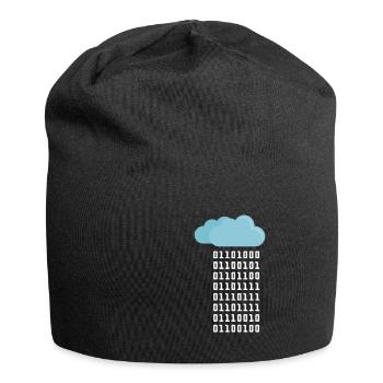 Cloud Computing Coder Programmer Computer Scientist - Jersey Beanie - black - Front