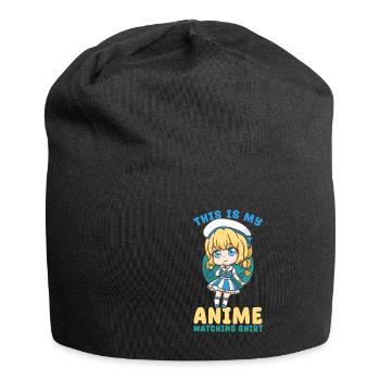 This Is My Anime Watching Shirt I Kawaii Girl - Jersey-Beanie - Schwarz - Vorne