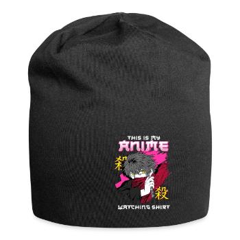 This Is My Anime Watching Shirt I Kawaii Otaku - Jersey-Beanie - Schwarz - Vorne