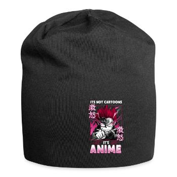 ANIME BOYS ITSNOTCARTOONSITSANIME - Jersey Beanie - black - Front