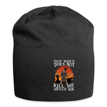 front 39691662293977987 - Jersey-Beanie - Schwarz - Vorne