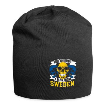 NeverUnderestimate Sweden - Jersey Beanie - black - Front