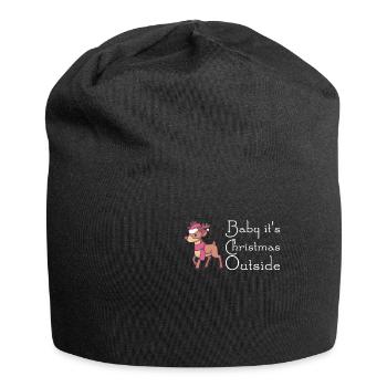 front 14521606850852909 - Jersey-Beanie - Schwarz - Vorne